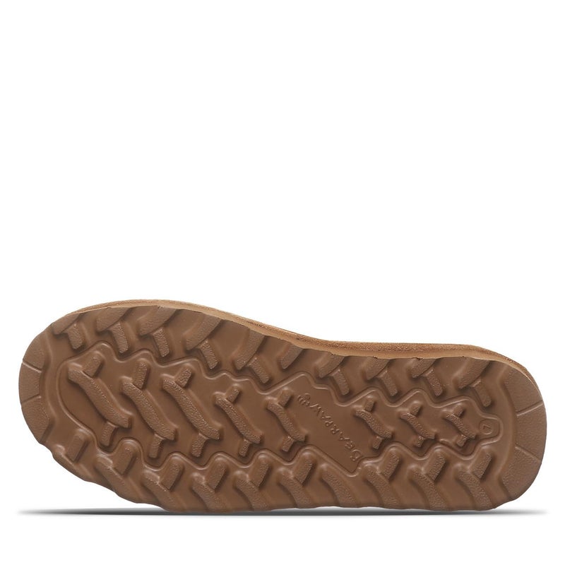 BEARPAW Women's Elle Tall Vegan Hickory Size 10 | Slip On Boots | Comfortable Suede Winter Boot - Image 3
